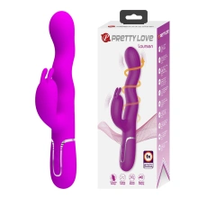 Wibrator Króliczek Laursen Purple Waving & Vibrating Rabbit Vibrator Pretty Love Fioletowy | 100% ORYGINAŁ| DYSKRETNA PRZESYŁKA